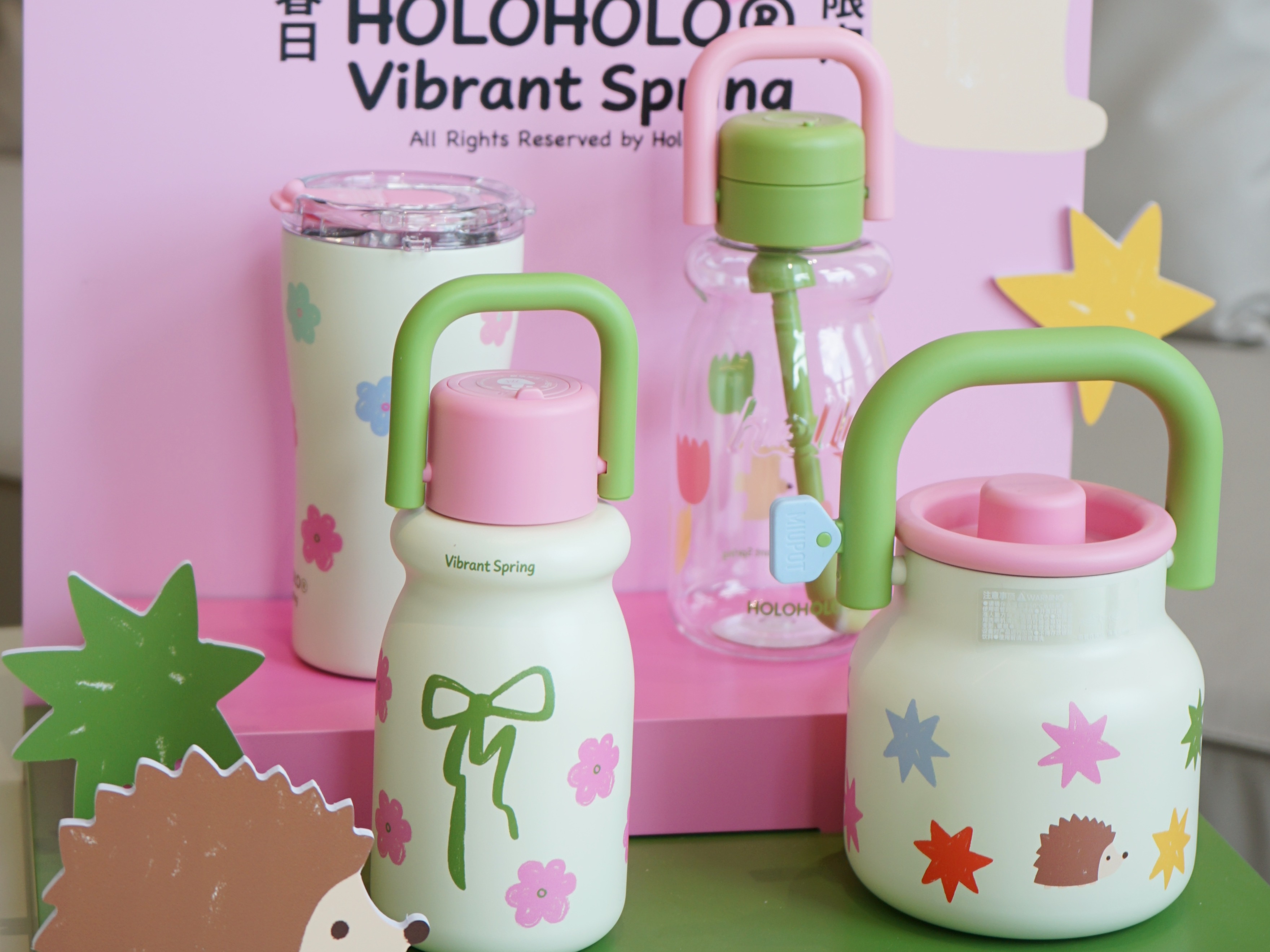 想给老婆买少女心水杯，Holoholo陶瓷涂层杯，易清洗不串味